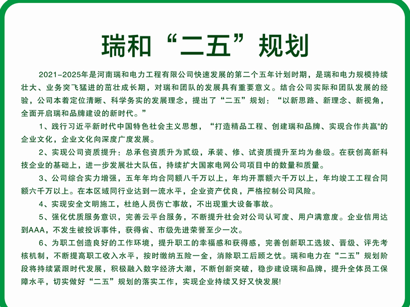瑞和电力2023年新年献词