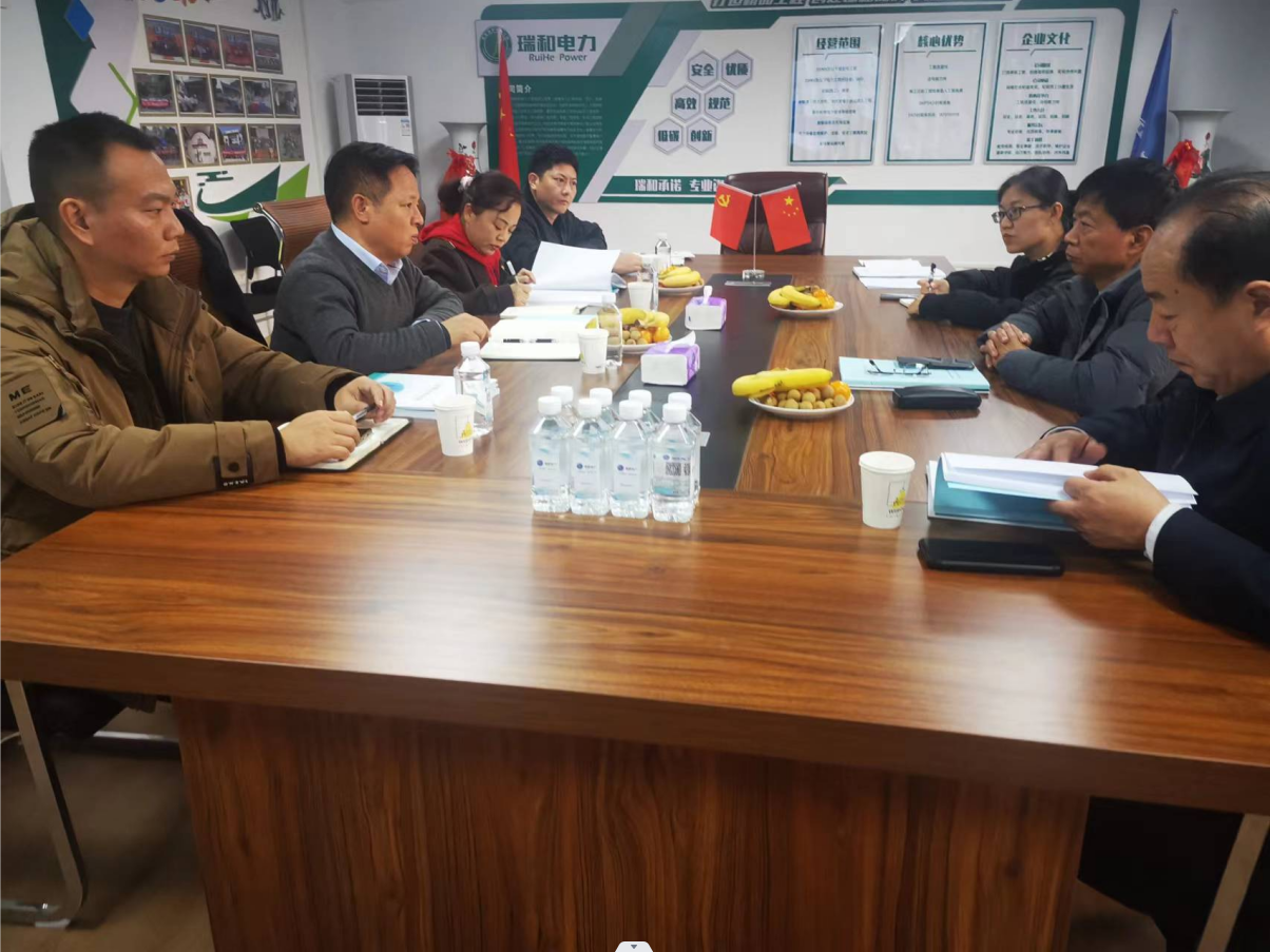 河南省电力企业协会到瑞和电力调研交流
